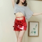 2023 New belly dance waist chain hip towel skirt sexy sequin summer early scholar training costume performance costume female suit