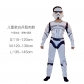 Halloween Star Wars costume White Soldier Black Soldier costume Jedi White Knight Darth Vader costume