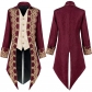 Men's steampunk medieval jacket Gothic Victorian Frock coat uniform