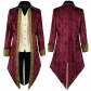 Men's steampunk medieval jacket Gothic Victorian Frock coat uniform