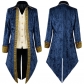 Men's steampunk medieval jacket Gothic Victorian Frock coat uniform