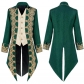 Men's steampunk medieval jacket Gothic Victorian Frock coat uniform