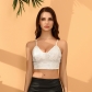 2023 Top summer new women's sequin backless sexy V-neck suspender small vest