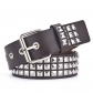 Euramerican Square beaded rivet belt metal pyramid belt men's and women's belts Punk Penttaurus