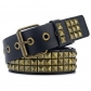 Euramerican Square beaded rivet belt metal pyramid belt men's and women's belts Punk Penttaurus