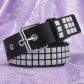 Euramerican Square beaded rivet belt metal pyramid belt men's and women's belts Punk Penttaurus