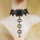 Gothic Lolita punk Halloween Ball Neck Ornament retro lace choker female collars