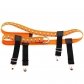 Personality exaggeration tide men's and women's sexy suspenders hot selling street shot bar elastic belt hanging pants clip