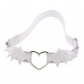 Sexy hollowed out peach heart Love Garter simple personality bat wings leather high elastic thigh ring garter