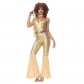 Halloween hippie party costume masquerade ball costume disco costume retro 70's hip hop show costume