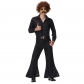 Halloween costume adult retro Euro-American 70s disco costume couple outfit hippie dance party show