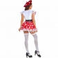 M-XL playful Mickey outfit big polka dot dress COS Halloween costume lead female Minnie made costume