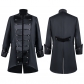 Euramerican men's steampunk medieval tuxedo Gothic Victorian stand-up collar coat uniform