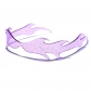 New flame ring rimless fashion personality sunglasses Internet celebrity street shot hip hop trend wind glasses
