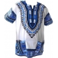 RaanPahMuang new Dashiki Hiji clothing men's European American African shirt short sleeve