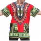 RaanPahMuang new Dashiki Hiji clothing men's European American African shirt short sleeve