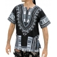 RaanPahMuang new Dashiki Hiji clothing men's European American African shirt short sleeve