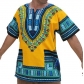 RaanPahMuang new Dashiki Hiji clothing men's European American African shirt short sleeve