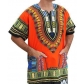 RaanPahMuang new Dashiki Hiji clothing men's European American African shirt short sleeve