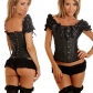 Bubble Sleeve Jacquard bone clothing steel Bone Shapewear corset Court corset waist corset sexy corset