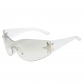 Autumn new one-piece sunglasses hot selling one-piece glasses personality pentagram sunglasses female
