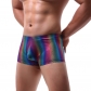 Rainbow Men's Boxer Pants Nylon casual Large Size U raised Pouch Breathable Low Waist Panties Men