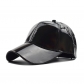 New Four seasons universal PU pure color light version laser baseball cap sun shade outdoor waterproof pu baseball cap