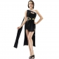 Medieval sexy goddess costume Halloween Princess Cleopatra party dress long dress stage performance dress