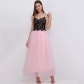 Popular women's Europe and the United States 4-layer 100 mesh yarn skirt tulle skirt explosive gauze skirt