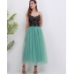 Popular women's Europe and the United States 4-layer 100 mesh yarn skirt tulle skirt explosive gauze skirt