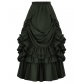 Explosive women's retro Gothic Victorian style skirt Renaissance skirt