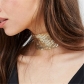 European and American cross-border jewelry fashion super flash mesh drill choker net red night shop style niche design sense neck jewelry female