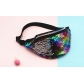 New women's Fanny pack mermaid sequin Fanny pack Europe and America fashion sports one shoulder bag cross-body sequin bag female