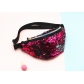 New women's Fanny pack mermaid sequin Fanny pack Europe and America fashion sports one shoulder bag cross-body sequin bag female