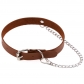 New trendy cool collar collarbone necklace personality chain punk neck strap collar collar choker leather collar