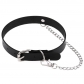 New trendy cool collar collarbone necklace personality chain punk neck strap collar collar choker leather collar