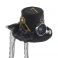 Steampunk hat Goth Key small top hat Hairpin Mechanical gear hat retro Compass hair accessories