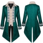 Men's steampunk medieval jacket Gothic Victorian Frock coat uniform