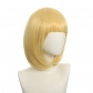 cosplay nightclub performance bar oblique Qi bangs female short hair pink rice white blue bobo Bob wig