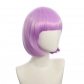 cosplay nightclub performance bar oblique Qi bangs female short hair pink rice white blue bobo Bob wig