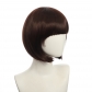 cosplay nightclub performance bar oblique Qi bangs female short hair pink rice white blue bobo Bob wig