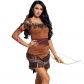 Halloween costume Indian Native American archers Ball costume Flow Sioux German carnival costume