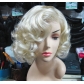 Marilyn Monroe wig blonde European American women short curly hair