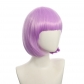 cosplay nightclub performance Bar diagonal bangs Female short hair pink rice white blue bobo Bob wig