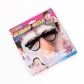 Adult big nose funny glasses Halloween decoration nose hair eyebrows makeup magician funny trick fool way