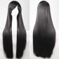 cos wig color long straight hair cosplay wig European and American animation hot-selling models in stock 80cm wig in stock