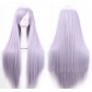 cos wig color long straight hair cosplay wig European and American animation hot-selling models in stock 80cm wig in stock