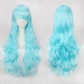 Cos Anime Wig Multicolor 80CM Universal Long Curly Hair European and American Ladies Wig Wholesale