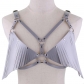 Explosive leather fringe halter bra Punk Bikini adjustable tank top Strap Strap Belt for women