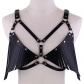 Explosive leather fringe halter bra Punk Bikini adjustable tank top Strap Strap Belt for women